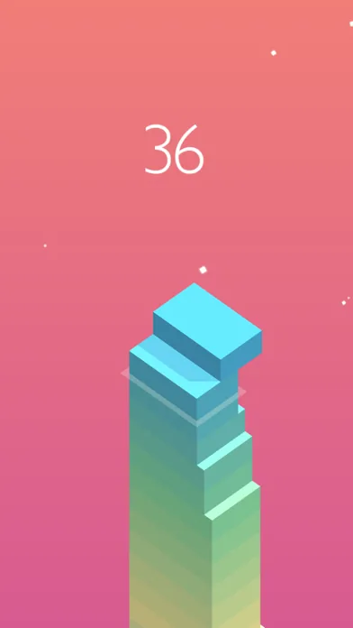 Poster di gioco: torre di blocchi colorati in stile arcade
